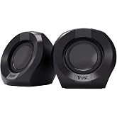Trust Polo K&uuml;&ccedil;&uuml;k PC Hoparl&ouml;r 2.0, 8 W (4 W RMS), Kompakt Hoparl&ouml;r Seti, USB İşletim Hoparl&ouml;r Seti, Entegre Kontrol, AUX 3,5 m