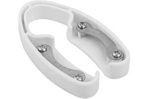 QCWWY capsule à Vin Magnétique, Lames en Acier Inoxydable pour Bouteilles de Vin capsule à Double Lame Accessoires D'ouverture de Bouteille de Vin Ouvre-bouteille de Vin Facile(blanc)