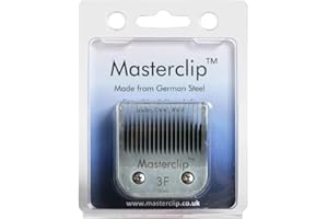 Masterclip Dog Clipping Blade A5 Clipper Blades 50F 40F 30F 15F 10F 9F 7F 7 5F 5# 4F 4# 3F 3# 2F 2# 5/8N toe blade compatible, Oster and Andis (3F)