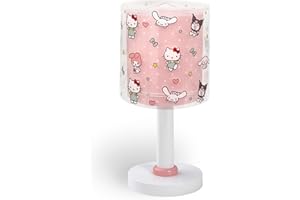 Dalber Lámpara Infantil De Mesa o Mesita Hello Kitty And Friends, My Melody, Cinnamoroll, Kuromi 41251, G4-4W LED - Bombilla incluida