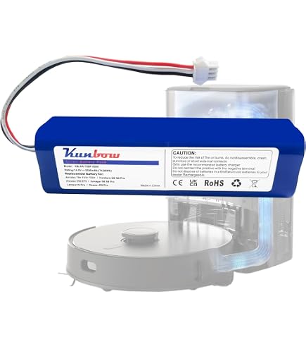 Laresar Lithium-Akku, 2600 MAh, Abnehmbar Und Wiederaufladbar, Kompatibel Mit Staubsauger [Elite 1-X