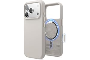 elago Magnetische Silikon hülle für iPhone 17 Pro – MagSafe-kompatibel, Premium-Liquid-Silikon, Stoßfest, Schlankes Schutzcase (Taupe)