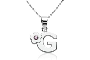 JennyWrenJewels Initial Letter A-Z Pendant Necklace | Gifts for girls birthday, christmas, party | Jewellery Gift for daughter, niece, friend, sister