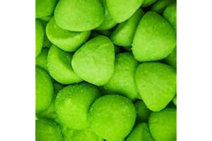 NILLKANTH Sugar Coated Paint Balls Marshmallow Sweets - Colourful Pick n Mix Marshmallow (225g, Green)