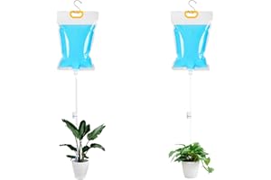 AHXOYOHE 2Pcs 3.5 L automatic watering system,plant watering bags for plants,plant drip irrigation device for indoor and outdoor