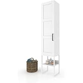 Dekorex BNY131-Beyaz Metal Ayaklı Banyo Dolabı