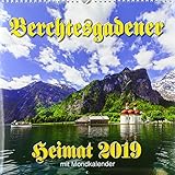 Berchtesgadener Heimatkalender 2019: Mit Mondphasen, Tierkreiszeichen und großen Notizfeldern by 