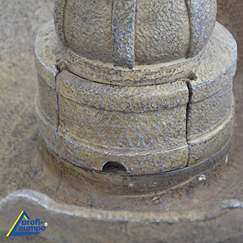 GARTENBRUNNEN BRUNNEN Solar BRUNNEN ZIERBRUNNEN VOGELBAD WASSERFALL GARTENLEUCHTE TEICHPUMPE – SPRINGBRUNNEN WASSERSPIEL für Garten, Gartenteich, Terrasse, Teich, Balkon, sehr DEKORATIV, VERBESSERTES MODELL MIT PUMPEN-INSTANT-START-FUNKTION SOLARTEICHDEKORATION, GARTENDEKO, LED-Solar-Set Wasserbrunnen „ASIA-GARTEN“ mit LED licht GARTENLEUCHTE STEHLAMPE - 4