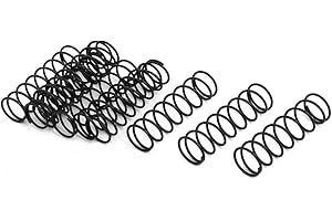 UXCELL sourcing map Ressort de Compression 1.2mm Fil Diamètre, 15mm OD, 50mm Libre Longueur Ressort Acier Extension Ressort Noir 10Pcs