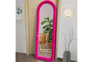 UYRIE Plush Mirror Frame Cover – Stretchy & Soft Edge for Arched & Full-Length Mirrors (Up to 64"x21") – 8 Elegant Colours – Non-Slip Grip & Easy Installation (Mirror Not Included)