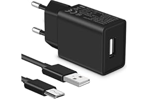 ‎MATAUMAHI MatauMahi 5V1A USB Ładowarka i Kabel Micro-USB, 5W USB Zasilacz z Kabel, Wtyczka USB, Adapter do Telefonów Komórkowych, Tabletów, Czytniki E-Booków, Zabawki i Innych Urządzeń z Micro-USB