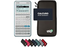Casio Graph 35+E II avec Housse de Protection WYNGS Incluse Noir - Calculatrice Graphique - Pack de Base