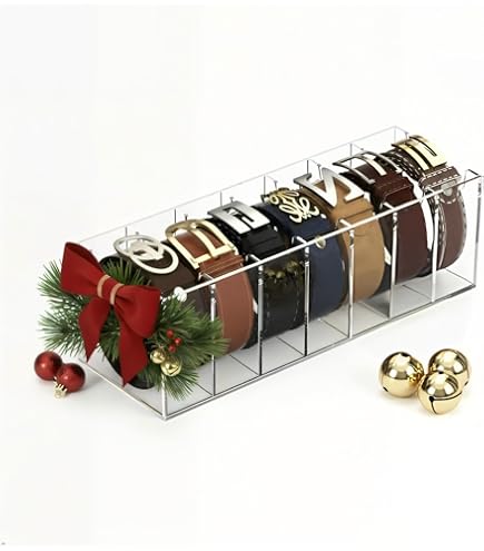 Organiseur De Ceinture, 5 Couches En Plastique Transparent, 11,4 X 22,1