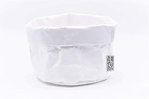 B&P Italia SACCHETTO portapane STOCKHOLM fibra di cellulosa, bianco, Diametro 19x12cm