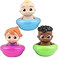 Jazwares CoComelon Bath & Pool Toys, 3 Piece Set - JJ, Cody and YoYo Floating Bobble Figures - Water Toys for Toddlers & Kids - Ages 18+ Months