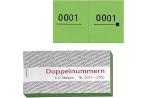 WOLF & APPENZELLER 750058 Doppelnummern grün 01-500