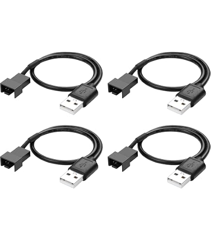 USB Auf 4-Pin Adapterkabel – 30 Cm Für Gehäuselüfter Stromversorgung Vom PC