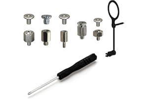 Haedot Juego de tornillos M.2 SSD para placa base de PC para Asus Gigabyte ASRock Msi M2 Nvme SSD Drive, kit de tornillos M.2, kit de montaje NVMe Screw M.2 SSD para placa base ASUS, 12 piezas