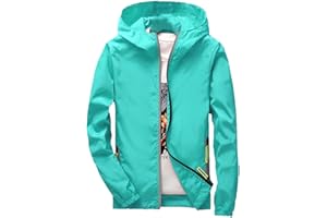 ZYPAINIY Chaqueta Impermeable Hombre con Capucha Detalles Reflectantes - Cortavientos Hombre Resistente Ligero Deporte Running Plegable - Poncho Chaqueta Lluvia Nieve Hombre Impermeable Viaje Fluo Invierno