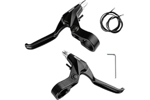 RUJOI Poignée de Frein Haut de Gamme - Câble Résistant pour VTT, BMX et Vélo de Route | Solide, Durable et Fiable | Idéal pour Cyclisme Intensif