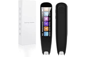 VUTLACE Scan Reader Pen, 134 Languages Scan Translator Pen, 2.99in Touchscreen Portable Smart Reading Pen for Dyslexia, Supports Speech & Scan to Text, Offline Scanner Translator for Business, Students
