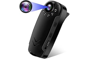 UYIKOO Mini Cámara Espía, Camara Oculta Videocámara Grabadora Portátil HD 1080P, 125° Micro Camara Vigilancia con IR Visión Nocturna