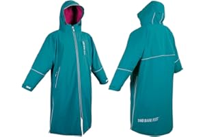 Two Bare Feet | Hi-Vis Equestrian Changing Robe | Waterproof, Windproof, Fleece-Lined Coat for Horse Riding & Outdoor Use