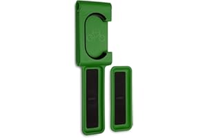 Cycloc Endo - Wall Mount Bike Storage Rack – Vertical Wheel Hung Cycle Storage - Green