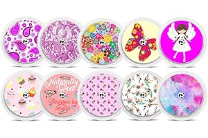 Diasticker® | Freestyle Libre 2 - Sticker - 10er Set "Girls" | Imperméable - Autocollant en vinyl pour Freestyle Libre 2 sensor, capteur