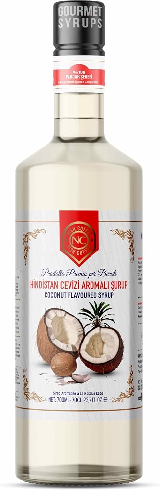 Nish Hindistan Cevizi Aromalı Şurup 700 ML - Pet Şişe