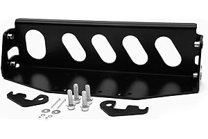 KRATOR Heavy-Duty UTV Winch Mount Bracket Compatible with John Deere Gator XUV HPX Models- Ultra Durable, Powder Coated Steel, High-Tensile Strength