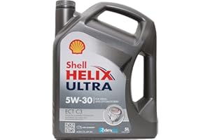 Shell HELIX ULTRA ECT C3 5W30 Huile Moteur, 5L, or