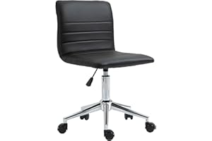 ‎SVITA SVITA Linus Schreibtischstuhl Kinder Drehstuhl Kunstlederbezug Schwarz