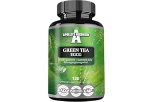 Green Tea Extract 500mg, Contains 50% EGCG and 98% Polyphenols, 120 Vegan Capsules, 4 Months Supply, Camellia sinensis Tea Extract, Metabolic and Antioxidant Support - by Apollo's Hegemony