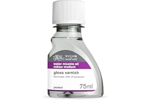 ‎WINSOR & NEWTON Winsor & Newton 2621721 Artisan Öl - Firnis für wassermischbare Ölfarben - Glanz Firnis, 75ml Flasche