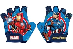 Disney Pojkar Avengers cykelhandskar, flerfärgade, storlek S (handomkrets ca 15 cm)