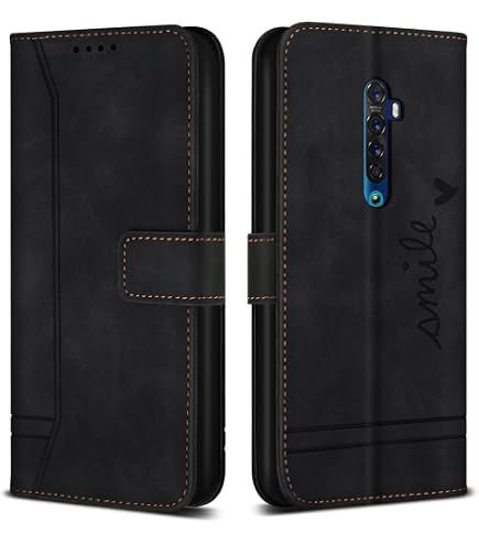 Custodia Portafoglio Con Motivo Fortunato Per OPPO Reno 2 - Pelle PU, Supporto Stand, Slot Carte E Chiusura Magnetica - 5