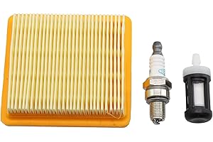 FUBESK Tune Up Maintenance Kit For FS91R FS111R FC91 FS96 KM91 HT103 Trimmer Air Filter, Fuel Filter, Spark