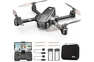 Holy Stone HS440 Drone con Telecamera 1080P con 40 Minuti di Volo (2 Batterie) FPV Telecomando Pieghevole Quadcopter WIFI 2.4G, Sensore di Gravità, Controllo Vocale, per Adulti o Bambini