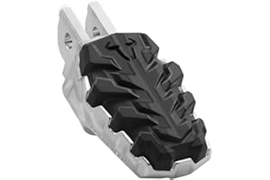 SW-MOTECH EVO Fußrasten-Kit für Honda NC, Crossrun, Crosstour/ Suz SV650, DL650, Silbern