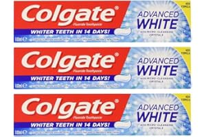 3x Colgate Advanced White Toothpaste 100ml
