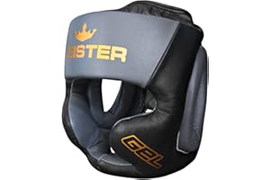 Meister MMA Herren Gel Fullface Training Kopfschutz Boxen & Muay Thai