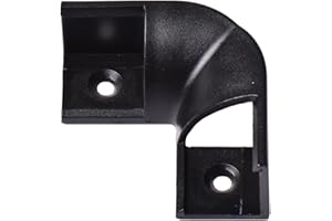 Aftertech® ANGOLARE NERO PER PROFILO DI ALLUMINIO MODELLO 1616 ANGOLO A 90° M3G3