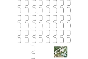 Okaywork M8cm Epandeur de Branches,Ouvre-Angle de cintreuse de Branches M Shaper Plantes Tige Formateur,piquets de Jardin,pour Soutenir La Croissance de Nouvelles Branches, (Environ 250g,25 pièces)