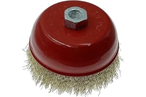 EISENWOLF M14 - Cepillo de alambre de latón para amoladora angular, 115/125 mm (1, 115 mm)