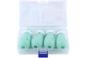 Cikonielf Anti-Scratch Cat Boots Silicone Pet Paw Protector for Bathing Barbering Grooming Checking 4Pcs/Set