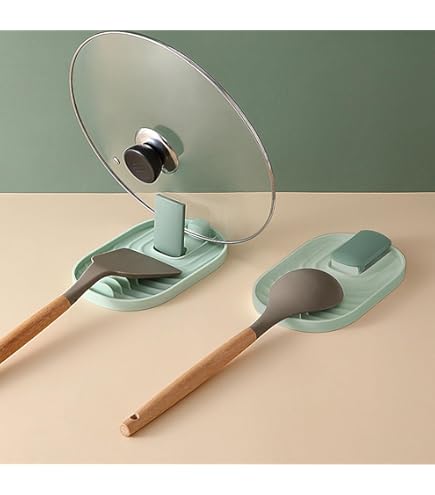 Küchen Utensilien Halter - Topfdeckel & Kochlöffel Ablage - Klappbar & Platzsparend