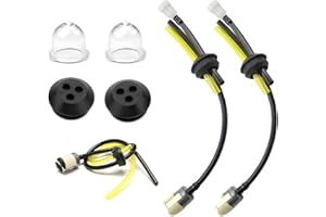 BUTYEAK Tuyaux D'essence Avec Filtre,Universel Filtre à Essence kit,Tuyau de Carburant Pour Débroussailleuse,Durites D'essence de Tondeuses Avec Poire d Amorçage,Pour le Jardinage et L'agriculture,2 Ensembles