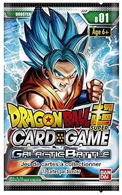 Bandai Booster serie 01 Dragon Ball Super Card Games jeu de carte à collectionner VF