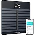 Withings Body Cardio – WLAN-Smart-Waage mit Körperfettwaage, Messung von Herzfrequenz, Gefäßalter, BMI, Körperfett, Muskelmas
